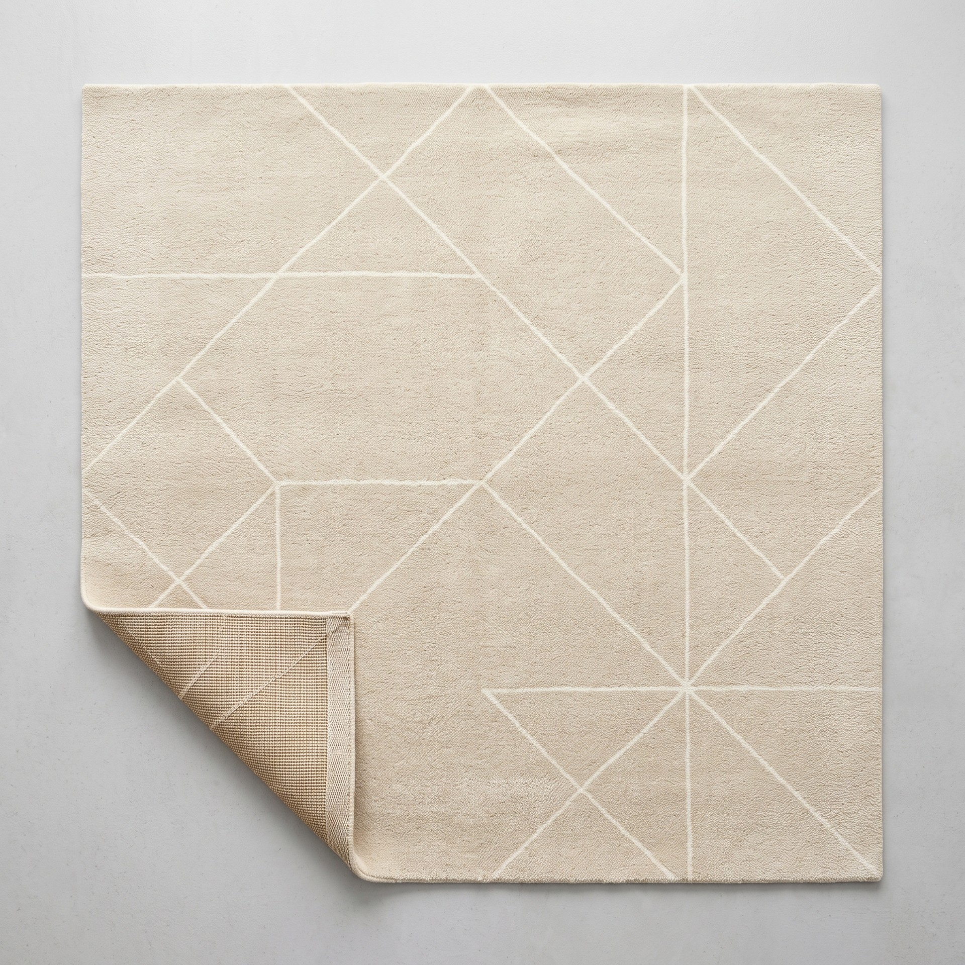 Test-S01 Cream Beige Living Room Rug