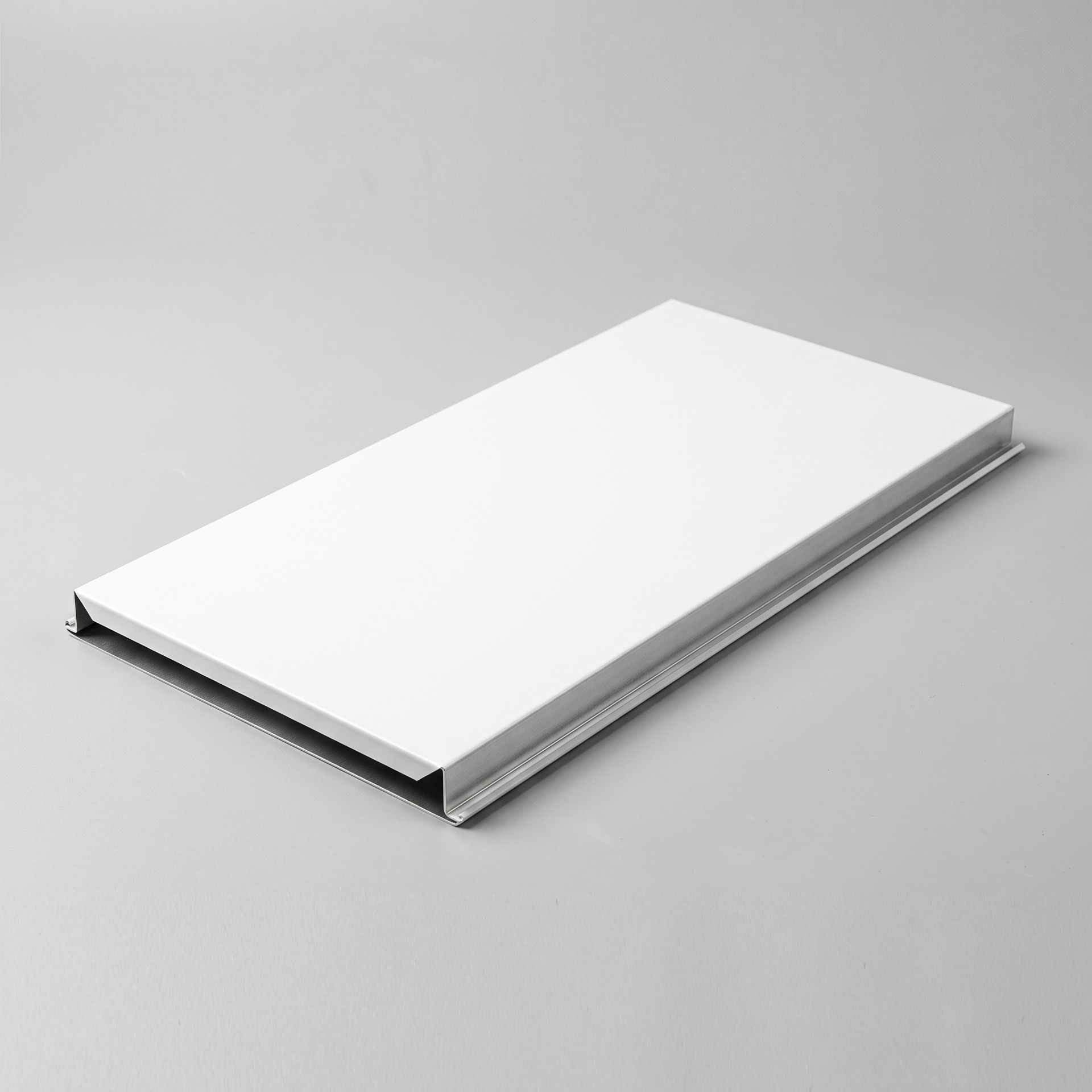 Test-C02 Pure White Flat Aluminum Ceiling Panel